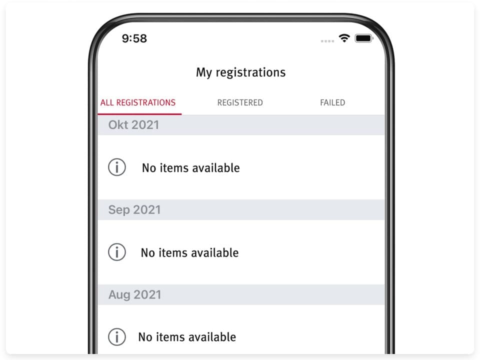 A termék regisztrációjának áttekintése